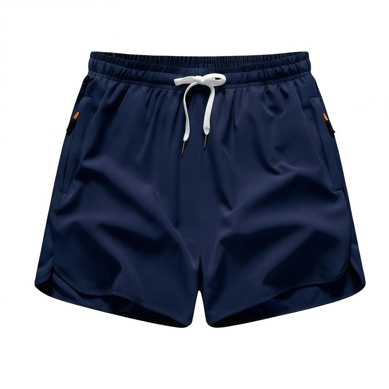 5-Pack Men's Summer Lightweight Breathable Quick-Dry Beach Shorts with Drawstring & Zipper Pockets, Casual Daily Wear, Ideal Gift for Him, Quick-Dry Tropical Style Swim Trunks