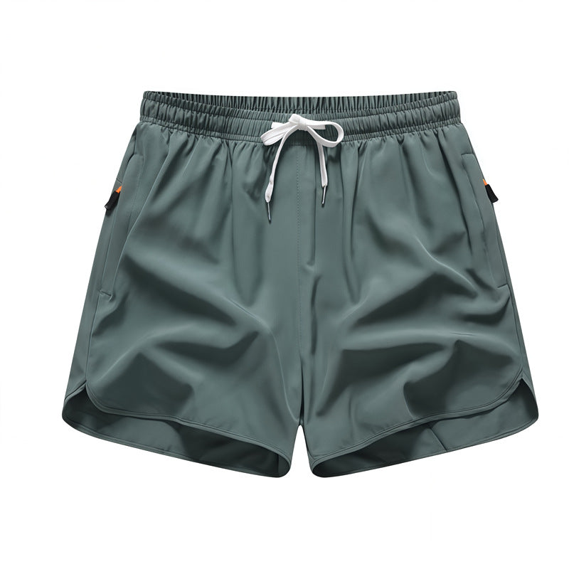 5-Pack Men's Summer Lightweight Breathable Quick-Dry Beach Shorts with Drawstring & Zipper Pockets, Casual Daily Wear, Ideal Gift for Him, Quick-Dry Tropical Style Swim Trunks