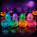 Halloween Pumpkin Head New Style Squishy Malt Syrup Stress Relief Toy with Glitter Creative Fidget Toy