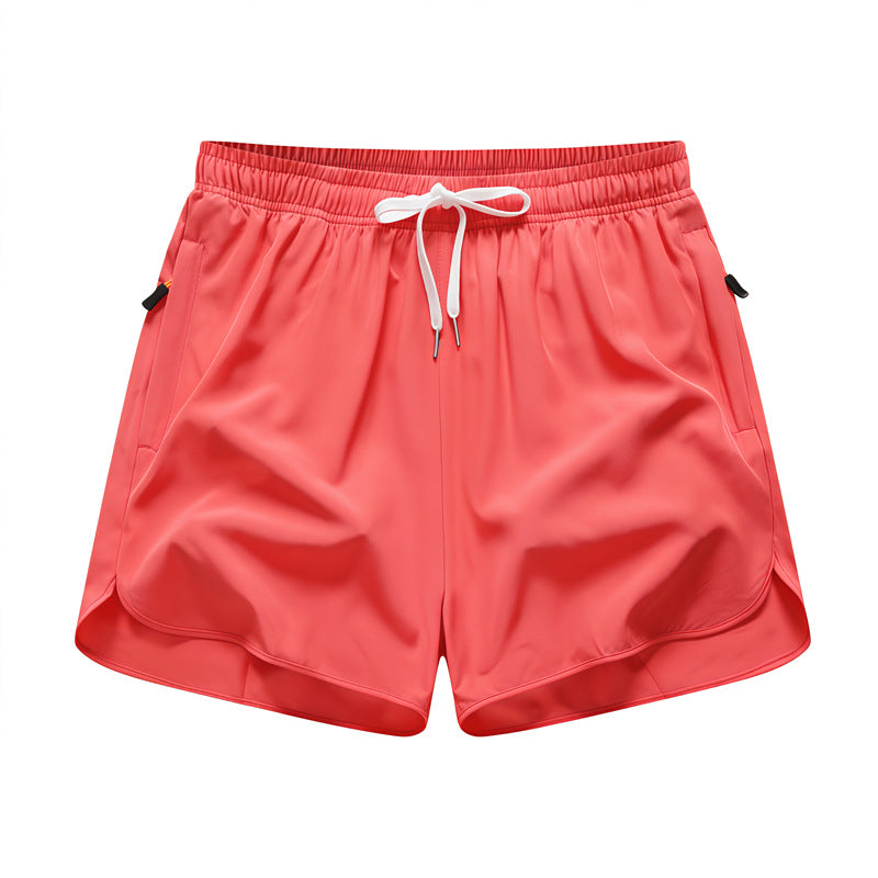 5-Pack Men's Summer Lightweight Breathable Quick-Dry Beach Shorts with Drawstring & Zipper Pockets, Casual Daily Wear, Ideal Gift for Him, Quick-Dry Tropical Style Swim Trunks