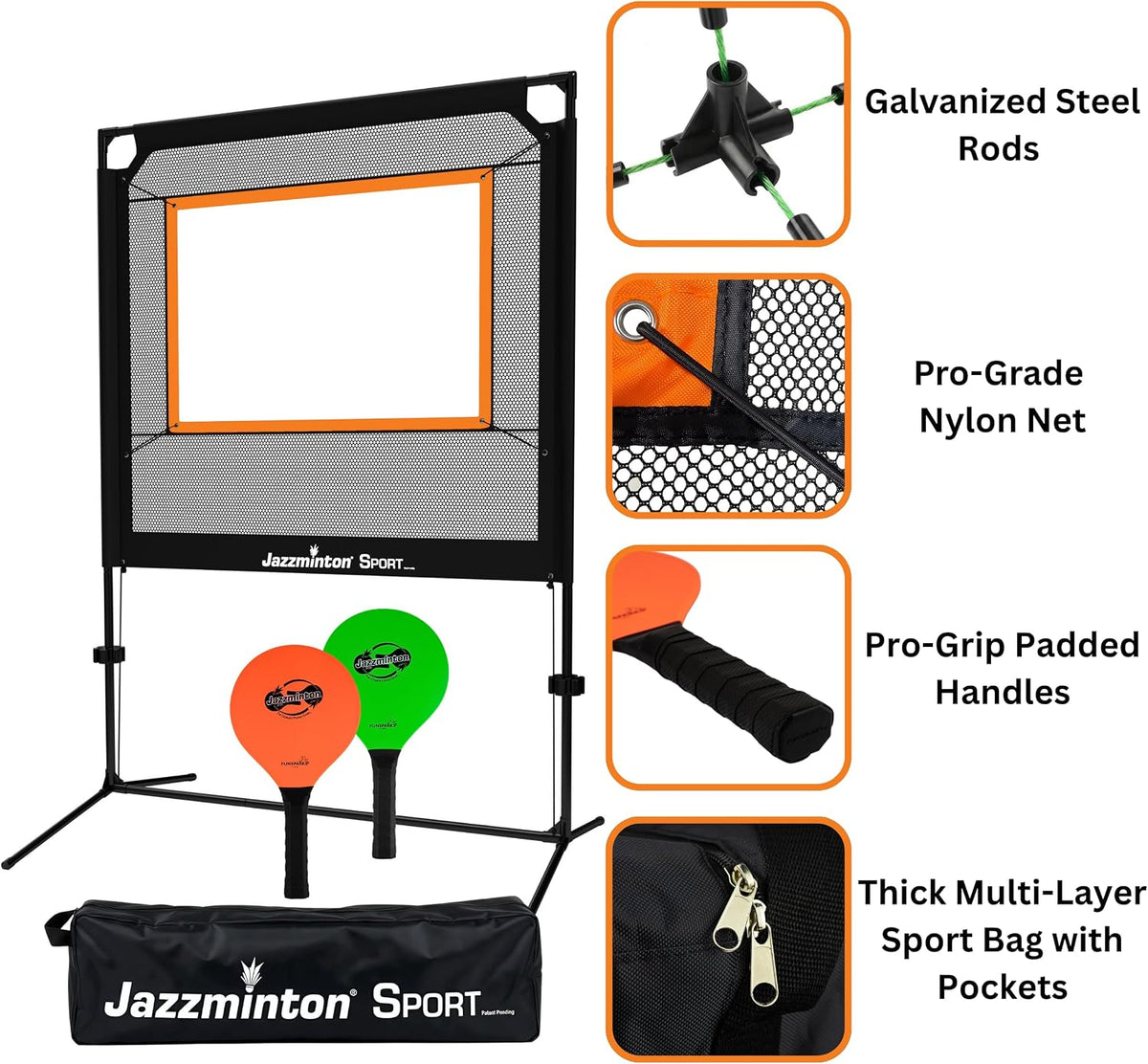 🔥 🏓 Original Paddle Game Set with Net | Huge Discount Indoor Outdoor Family Low‑Impact Backyard Game