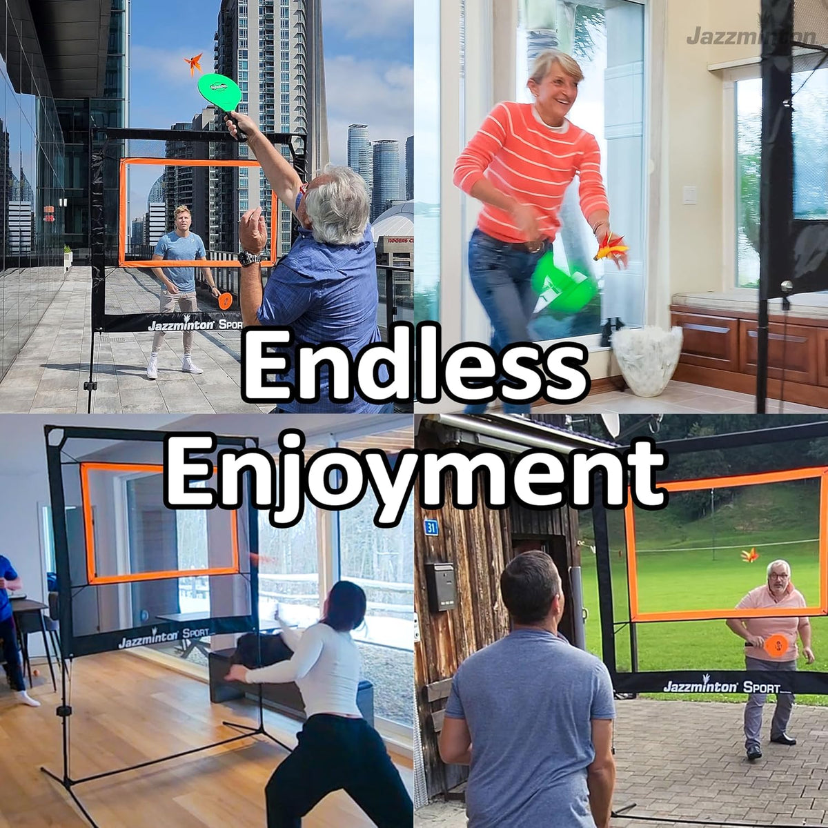 🔥 🏓 Original Paddle Game Set with Net | Huge Discount Indoor Outdoor Family Low‑Impact Backyard Game