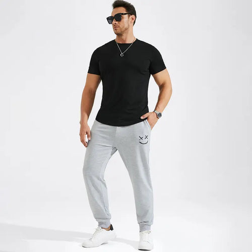 3-Pack Cotton Hip Hop Longline Crewneck Tees – Men's Casual Tops (Special Offer)